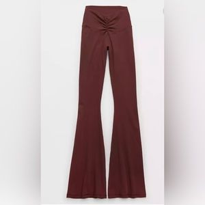 OFFLINE By Aerie Real Me High Waisted Ruched Flare Legging